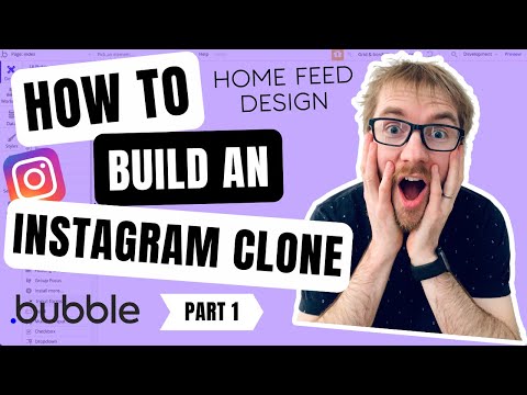 How to build an Instagram CLONE in Bubble - Flexbox - Bubble tutorial (Part 1)