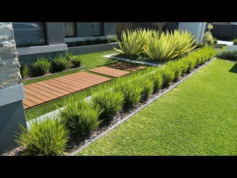 FRONT YARD LAWN GARDEN DESIGN IDEAS | BEST FRONTYARD LANDSCAPING FOR REFRESHING OUTDOOR SPACE