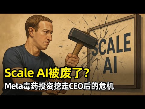 【人工智能】Scale AI要被Meta毁了么？ | 毒药投资 | 客户流失 | 员工恐慌 | 估值暴跌 | 挖走Alexandr Wang | 薪酬大幅下降 | 多线自救 | 大规模裁员