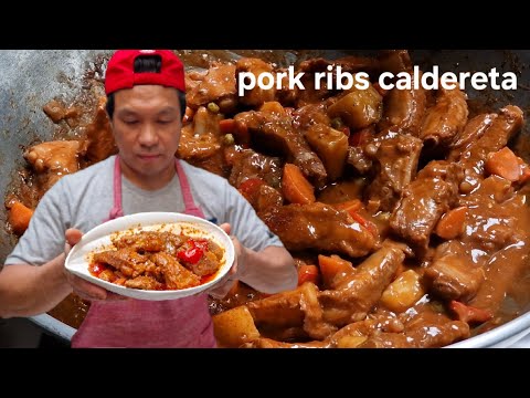 Pork Ribs Caldereta Recipe