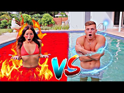 HOT VS COLD POOL CHALLENGE!
