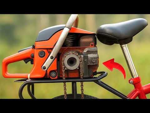 Great idea! A chainsaw bike that will blow your mind