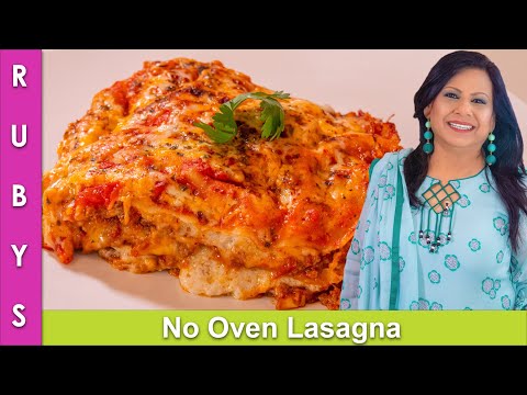 No Oven Lasagna with White Sauce & Homemade Pasta Sheets Super Tasty Recipe in Urdu Hindi - RKK