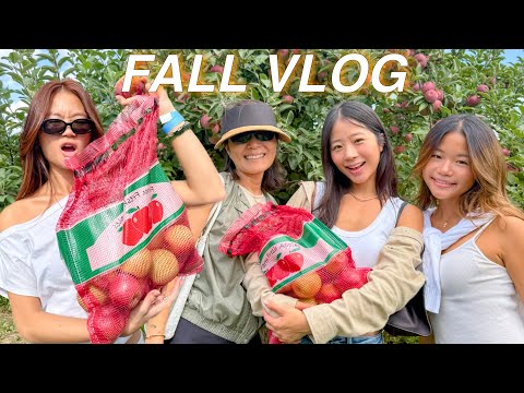 WE WENT APPLE PICKING WITH OUR MOM!! *FALL VLOG*