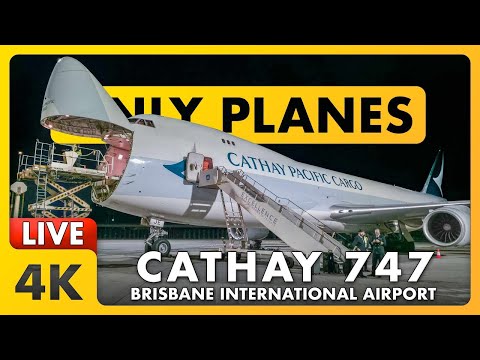 🔴 LIVE Plane Spotting ft 747-8F | RWY 19 Ops @ Brisbane Airport w/ James, Matty + ATC ✈️🌇🌙