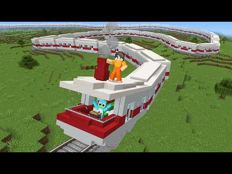 World's Longest Minecraft Train!