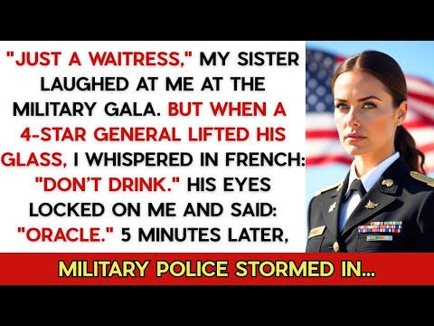 My Sister Mocked Me As A Waitress – Until I Said 3 Words in French to 4-Star General…