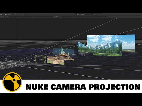 NUKE  CAMERA PROJECTION  ||  EASY TUTORIAL