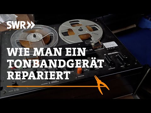 Wie man ein Tonbandgerät repariert | SWR Handwerkskunst