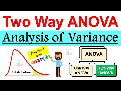 Two way ANOVA (Analysis of Variance) in Statistics | Explained with Examples | Two way Anova