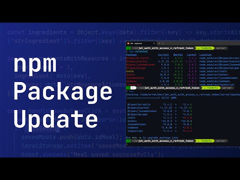 npm Package Update