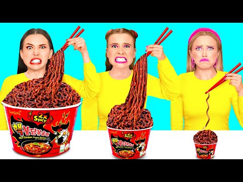 Big, Medium and Small Plate Challenge | Who Wins the Secret Kitchen Battle by BaRaDa Challenge