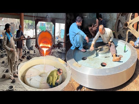 The World Most Biggest Gear Rolling Mill Plant Manufacturing in Factory | Hard working  young man