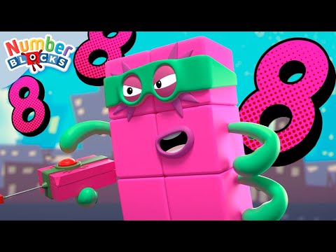 ๐ฆนโโ๏ธ Octonaughty Strikes Again! ๐ฆธโโ๏ธ | Counting for Kids | 12345 | Numberblocks