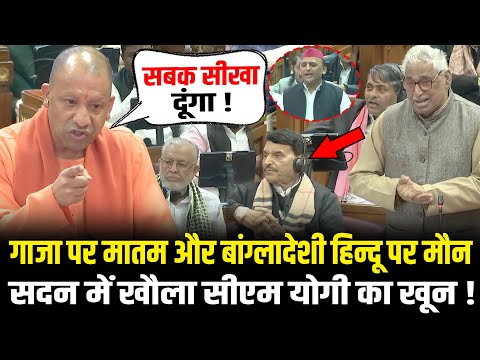 UP Vidhan Sabha में CM Yogi ने Bangladesh Hindu पर बोलकर विपक्षियों की धज्जियां उड़ा दी ! HCN News