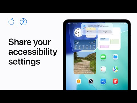 How to share your accessibility settings on iPhone or iPad | Apple Support