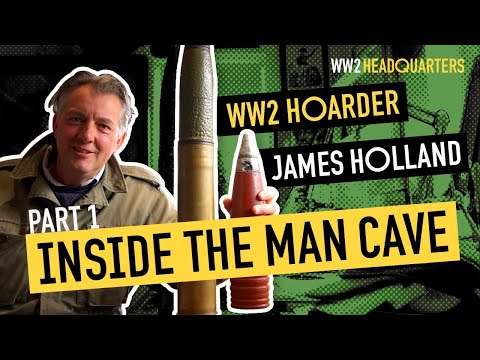 James Holland’s WW2 Man Cave: Bullet-Holed Me109 & More