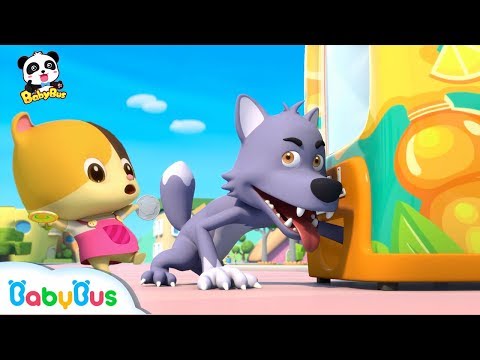 Big Wolf Drinking Coke | Children's Song | Animation | Cartoon | Baby Bus