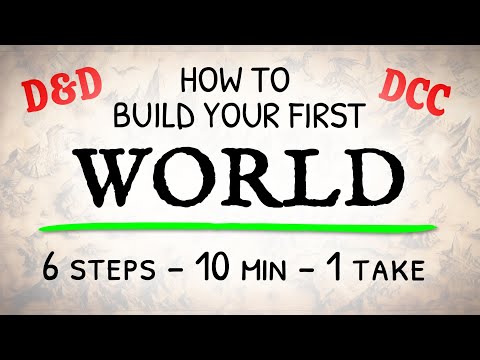 How to Build a D&amp;D World (the easy way)