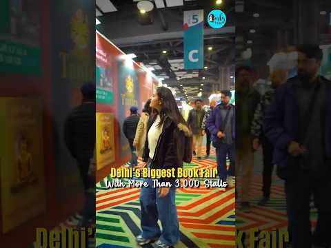 Delhi's Biggest Book Fair With More Than 3000 Stalls | Curly Tales #shorts