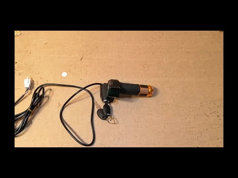 ПОДКЛЮЧЕНИЕ ручки газа с вольтметром и ключом зажигания