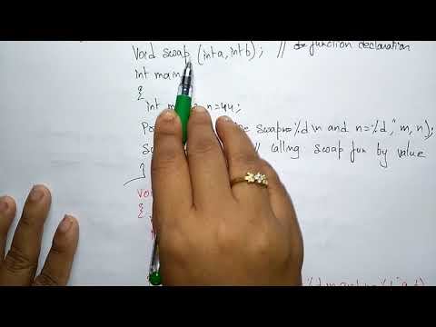 functions in c programming | Call by Value | Example | C Programming | Lec-41
