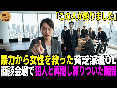 暴力から女性を救った派遣OL－遅刻した商談会場で犯人と再開し凍りついた瞬間