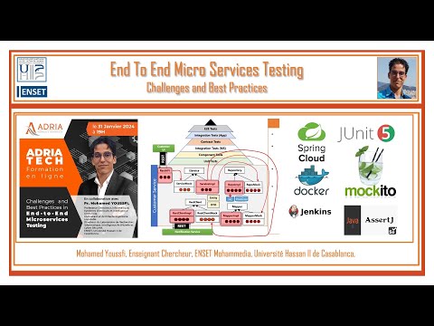 Live - Micro Services End To End Testing - ADRIA - ENSET