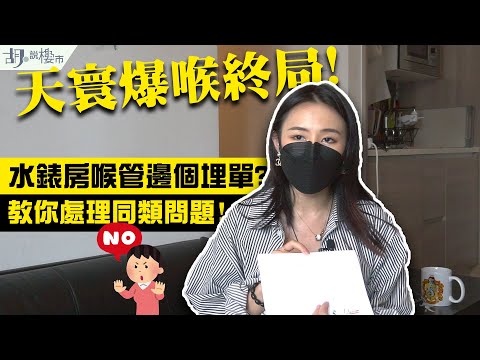 🔥天寰爆喉終局🔥水錶房喉管終極責任誰屬❓教你點處理同類事件❗️｜案例研究｜調查報道｜Victoria Skye｜胡‧說樓市