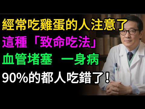 雞蛋不是隨便吃的！醫生警告：3大誤區、吃錯蛋恐致命！這樣搭配功效翻倍！#老年健康#健康知識 #健康养生#逍遙健康指南