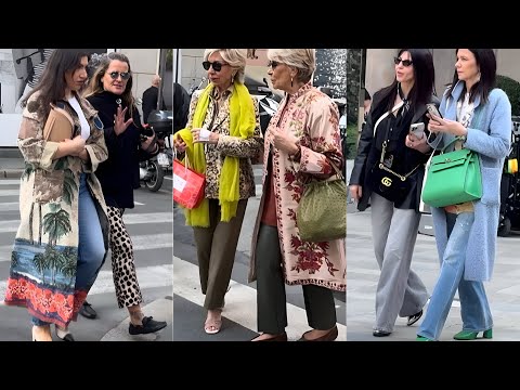 April Italian Spring Fashion 2025 🇮🇹 Casual Outfits For Women 2025 👒 Milan Street Style 2025