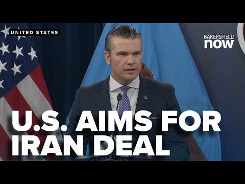Defense Secretary Hegseth says US aims for Iran deal but is ready to intensify strikes if talks fail