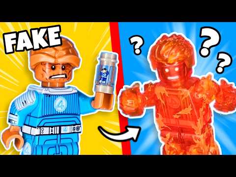 Unboxing FAKE LEGO FANTASTIC FOUR Minifigures…