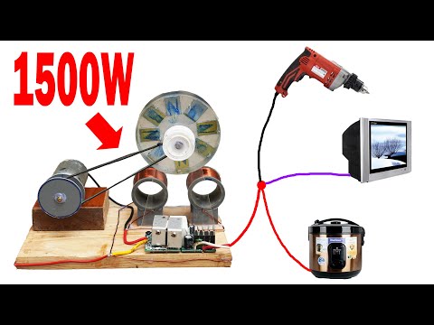 How I Made A Simple Perpetual Generator At Home