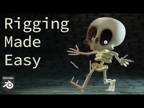 Rigging Made Easy, Skeleton Character || Blender 2.93