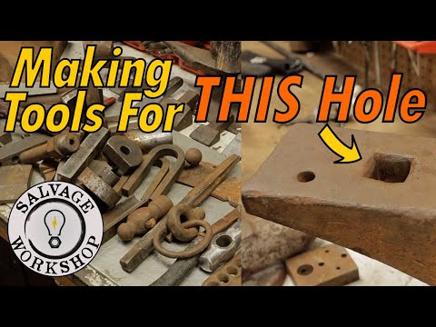 Fabri-Cobbling Tools for the ANVIL ~ Blacksmithing Tools from Random Stuff Around the Shop