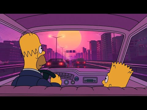 Chill Drive - Lofi hip hop mix ~ Stress Relief, Chill Mood