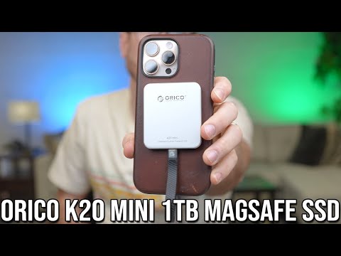 Orico K20 Mini Magsafe 1TB USB-C SSD for iPhone ProRes Log