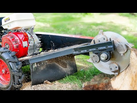 Homemade Stump Destroyer machine