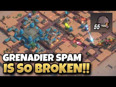 50+ Grenadier Army DESTROYS This Roguelike Tower Defense!