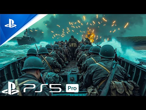 D-Day | The Longest Day in History | Call of Duty World War II Gameplay [ 4K 60 FPS UHD ]