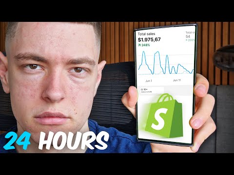 I Tried Shopify Dropshipping For 24H (Realistic Results)