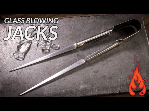 Blacksmithing - Making glass blowing jacks