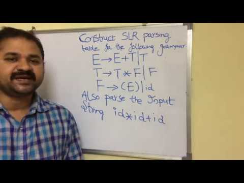 SLR Parser in compiler design with solved example3