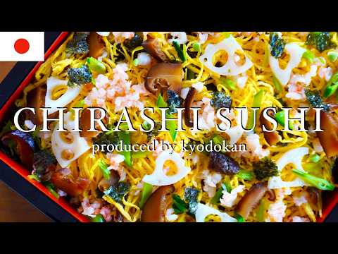 How to make traditional and gorgeous SUSHI (chirashi sushi). Beautiful and delicious!