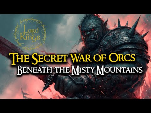 The Secret War of Orcs Beneath the Misty Mountains  | LOTR Lore | Audio Story