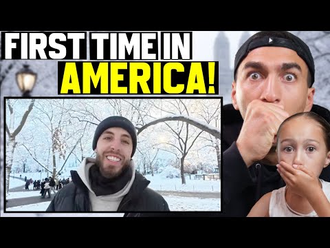 New Zealand Dad & Daughter Reacts to British Guys’ FIRST Time in America.
