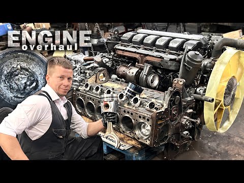 COMPLETE ASSEMBLY AND ENGINE START. FROM BEGINNING TO END. MERCEDES AXOR OM457
