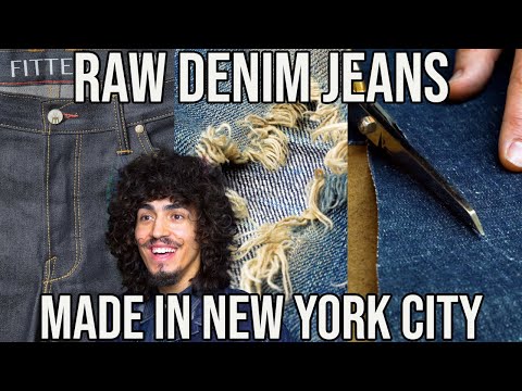 I Visited A RAW DENIM Manufacturer In NEW YORK! | FITTED Underground