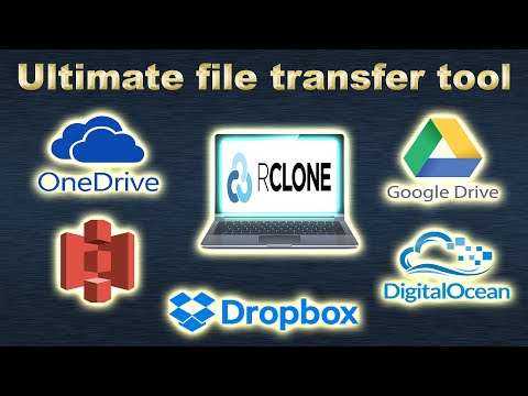 Rclone - ultimate tool to copy, backup or sync your files to (and from) any Cloud location !